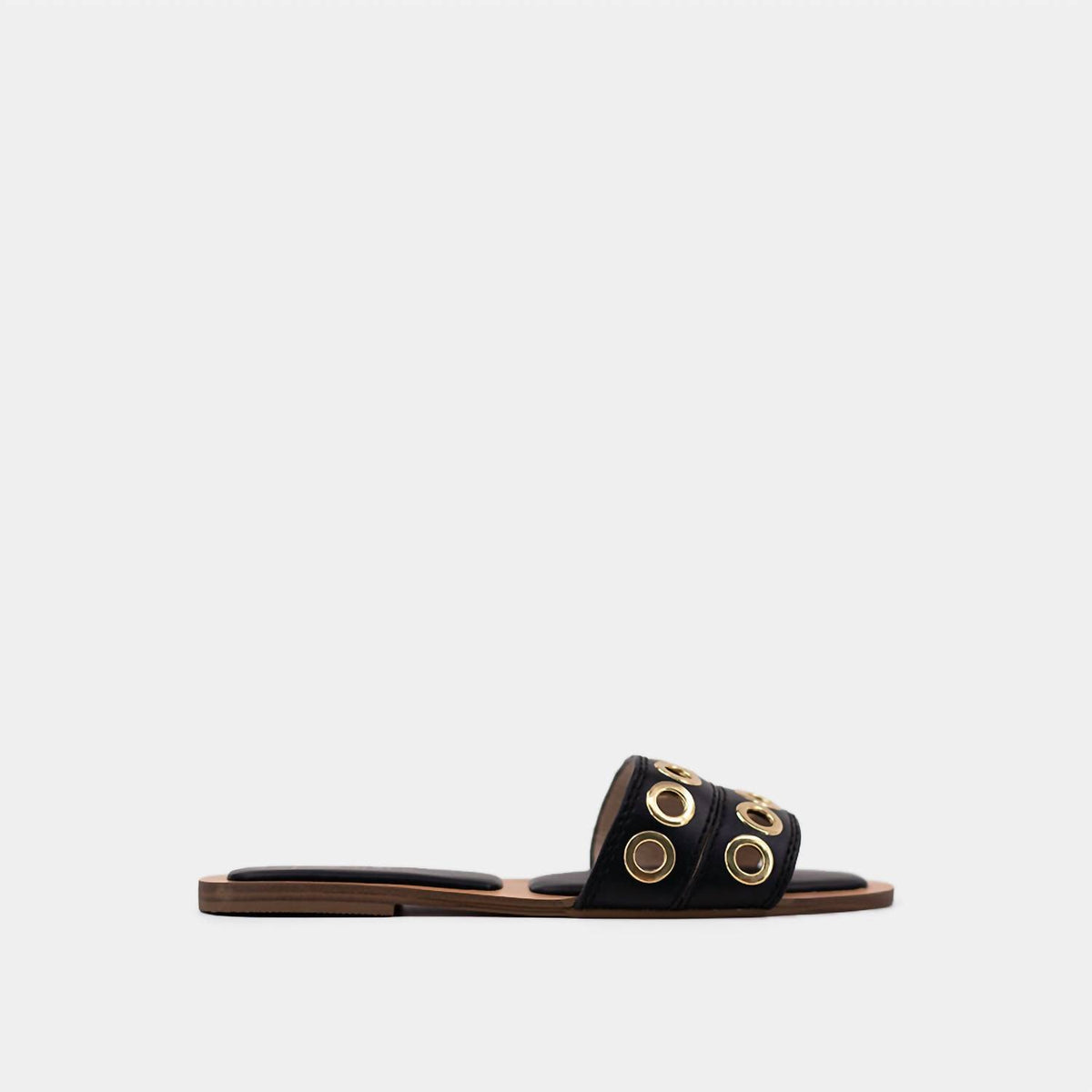 Shu Shop - Women's Codie Black Gold Sandals
