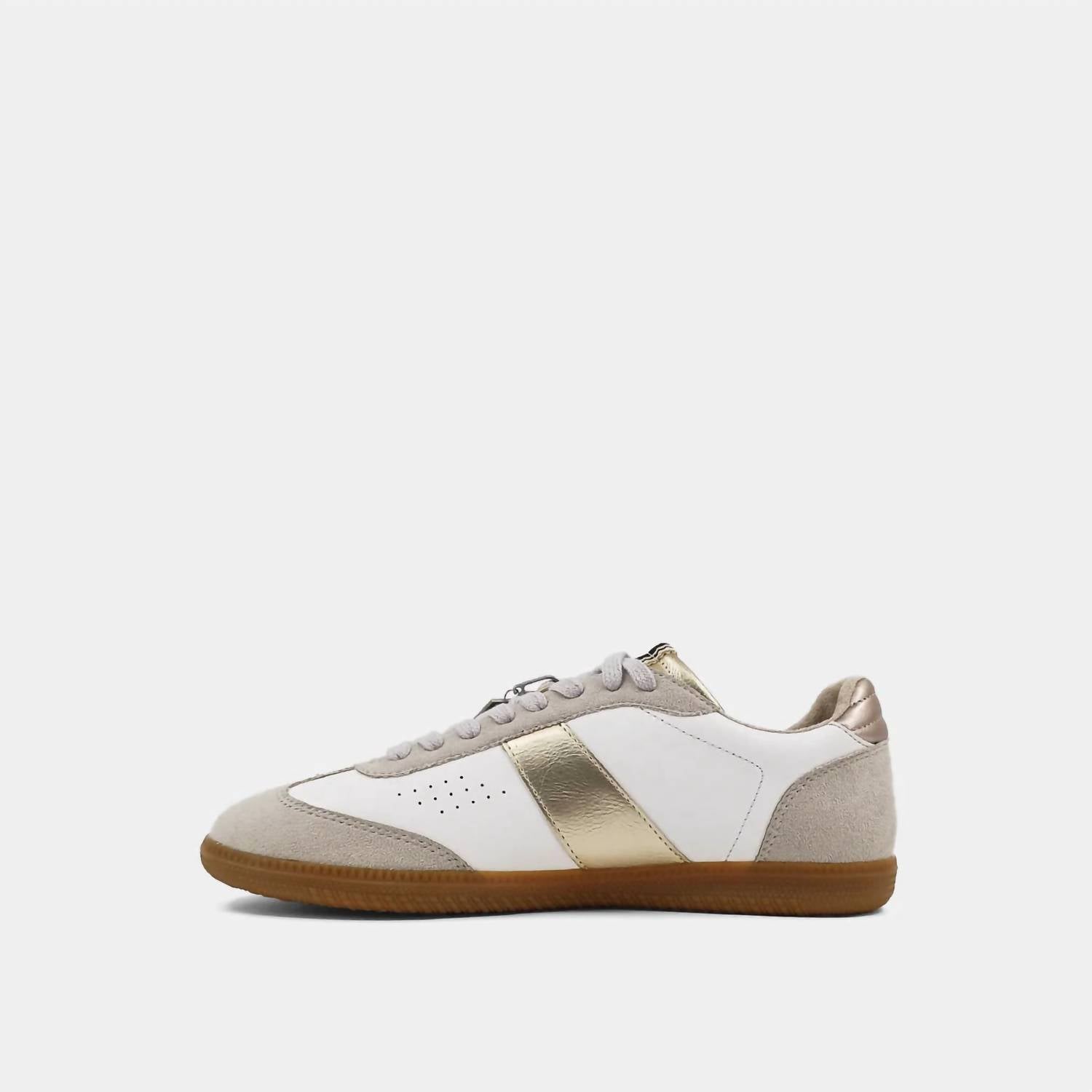 Shu Shop - Women's Sydney Sneaker - gold - leather - shoes