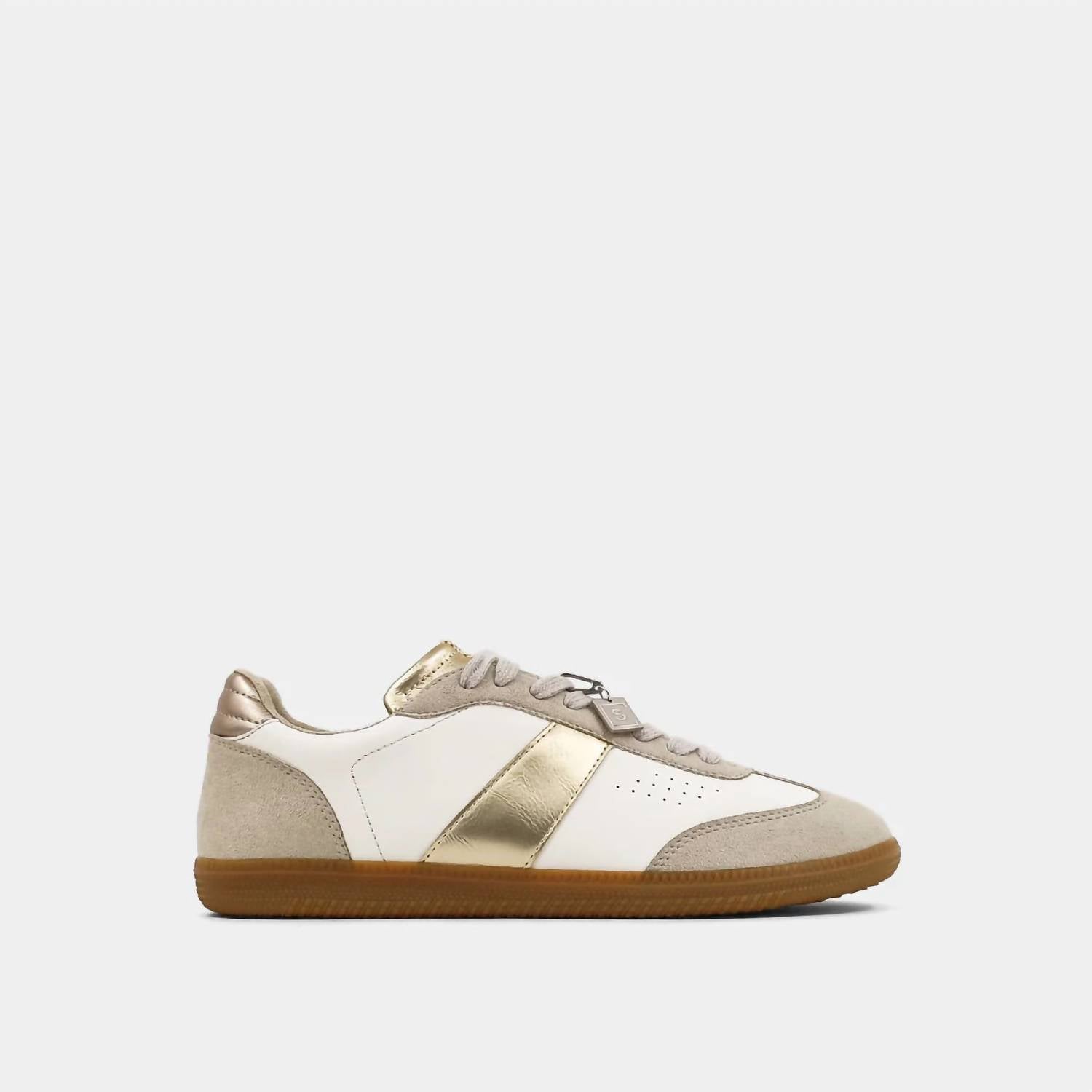 Shu Shop - Women's Sydney Sneaker - gold - leather - shoes