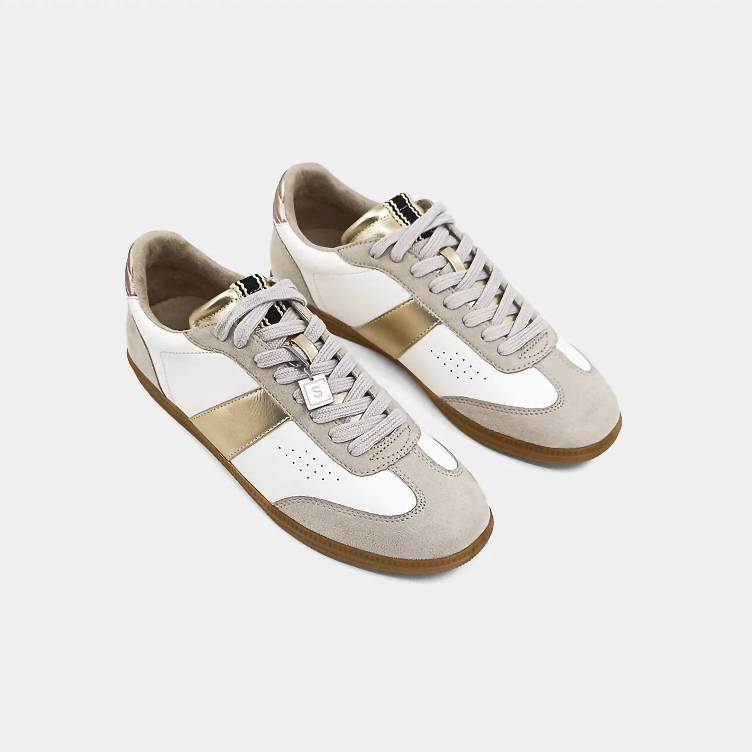 Shu Shop - Women's Sydney Sneaker - gold - leather - shoes