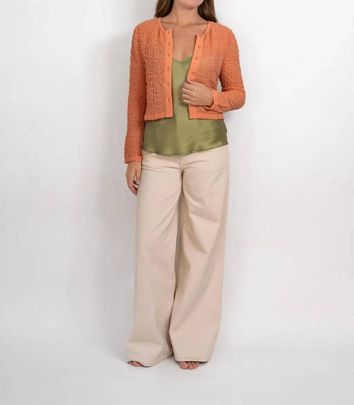 Silk Laundry - Pebble Elena Top