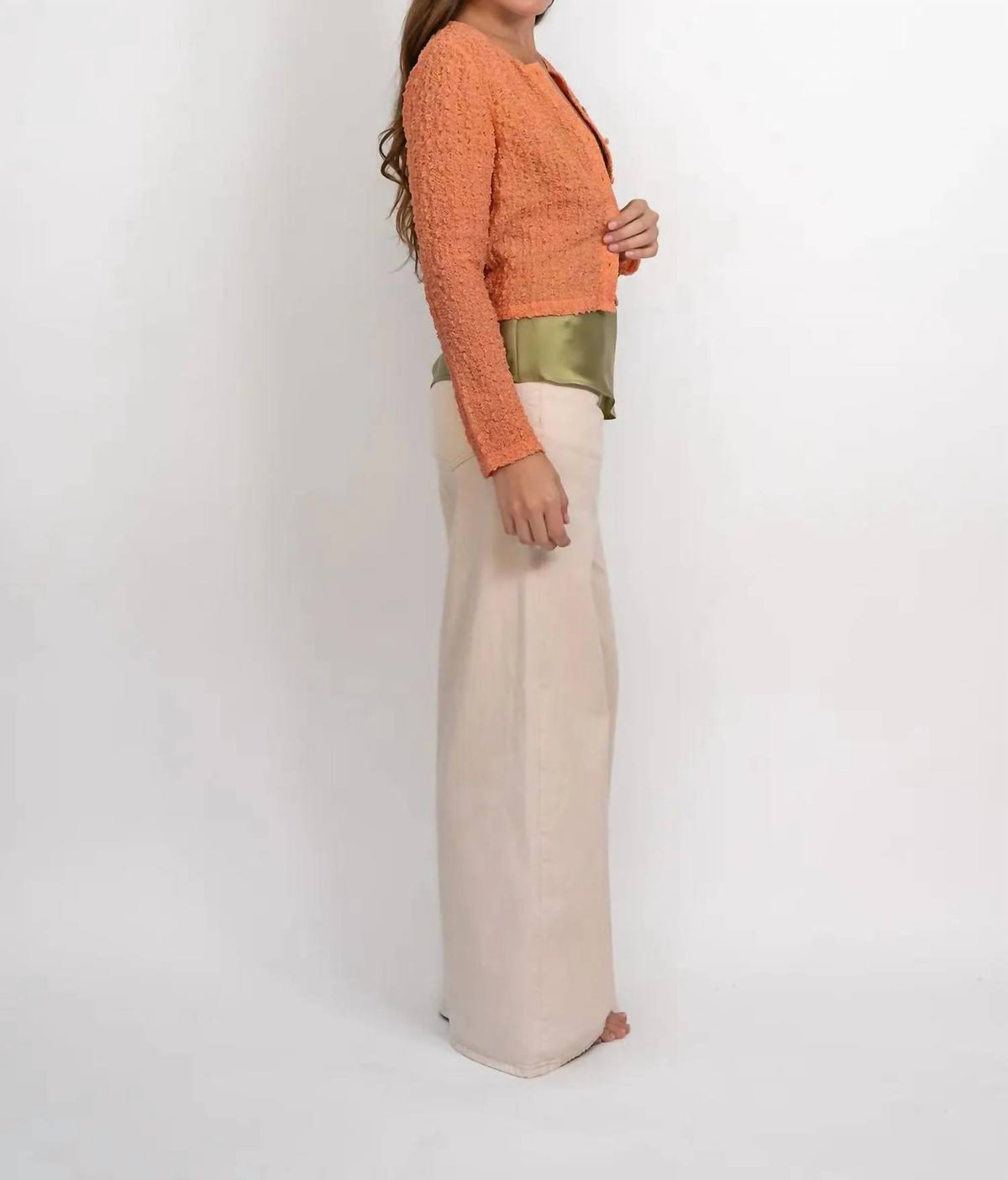 Silk Laundry - Pebble Elena Top