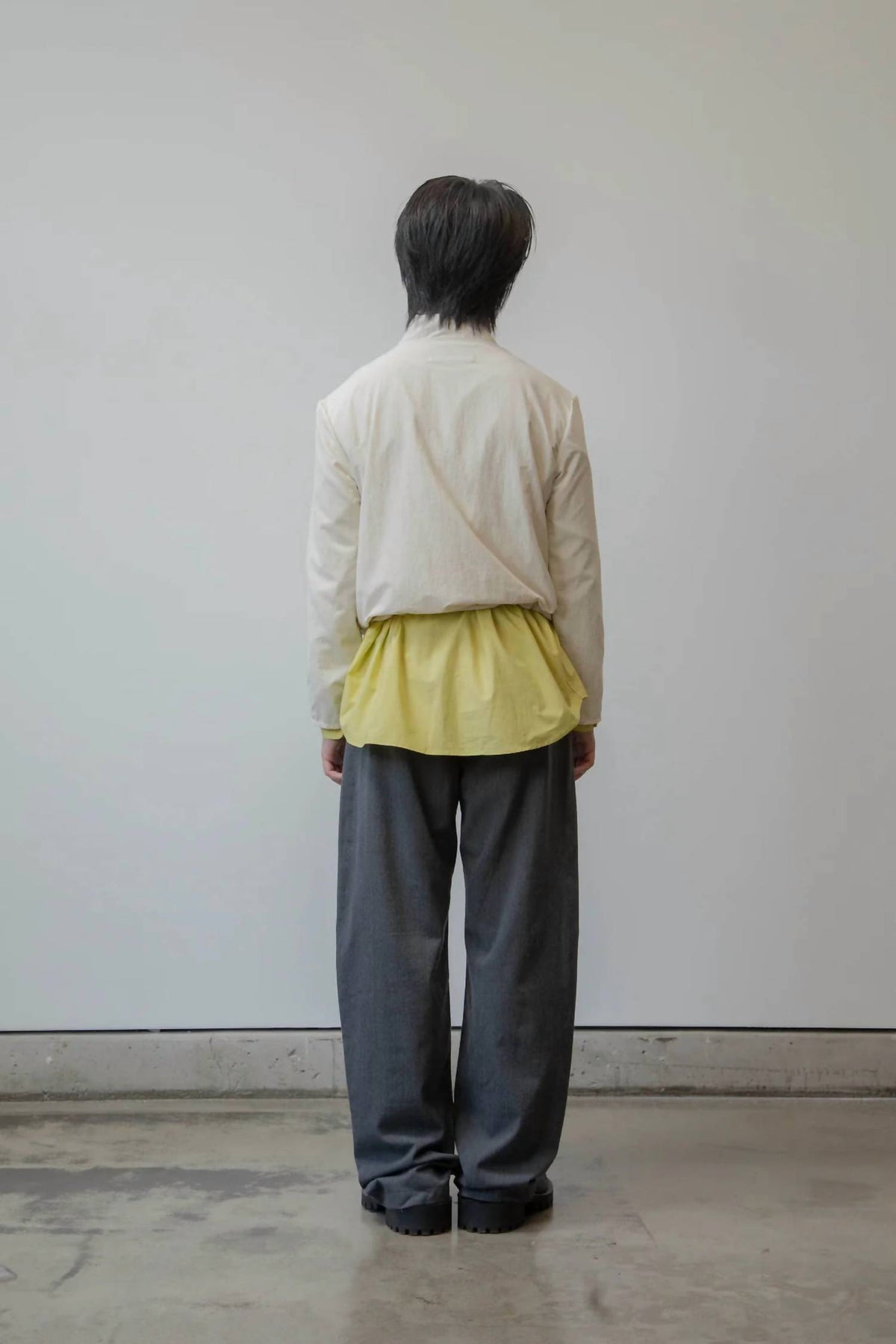 Silphium Studio - Wool Curve Relaxed Trouser