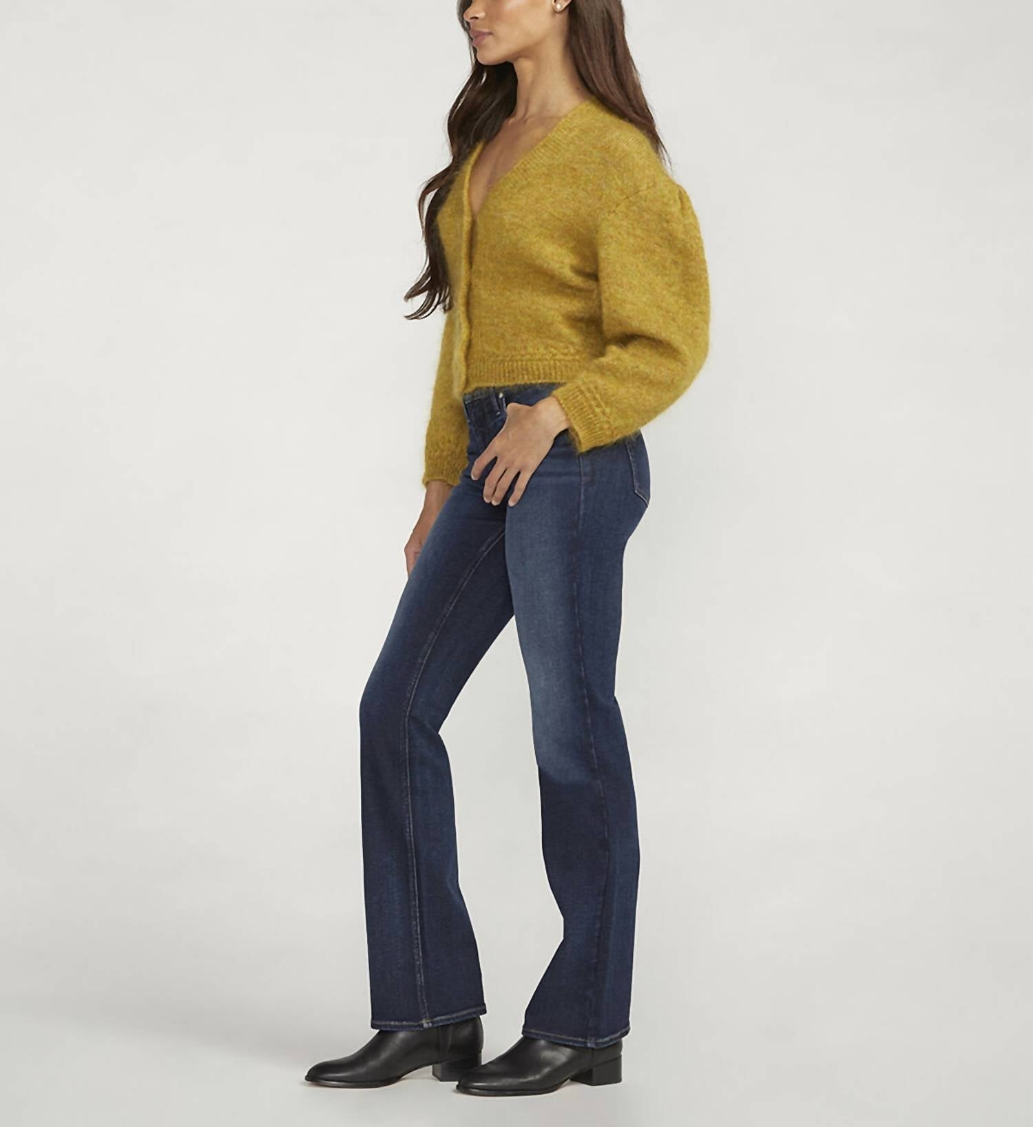 Silver Jeans Co - Infinite Fit Mid Rise Bootcut Jeans - blue - boot - cut - clothing