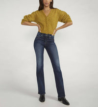 Silver Jeans Co - Infinite Fit Mid Rise Bootcut Jeans - blue - boot - cut - clothing