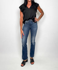 Silver Jeans Co - Infinite Fit Mid Rise Bootcut Jeans - blue - boot - cut - clothing