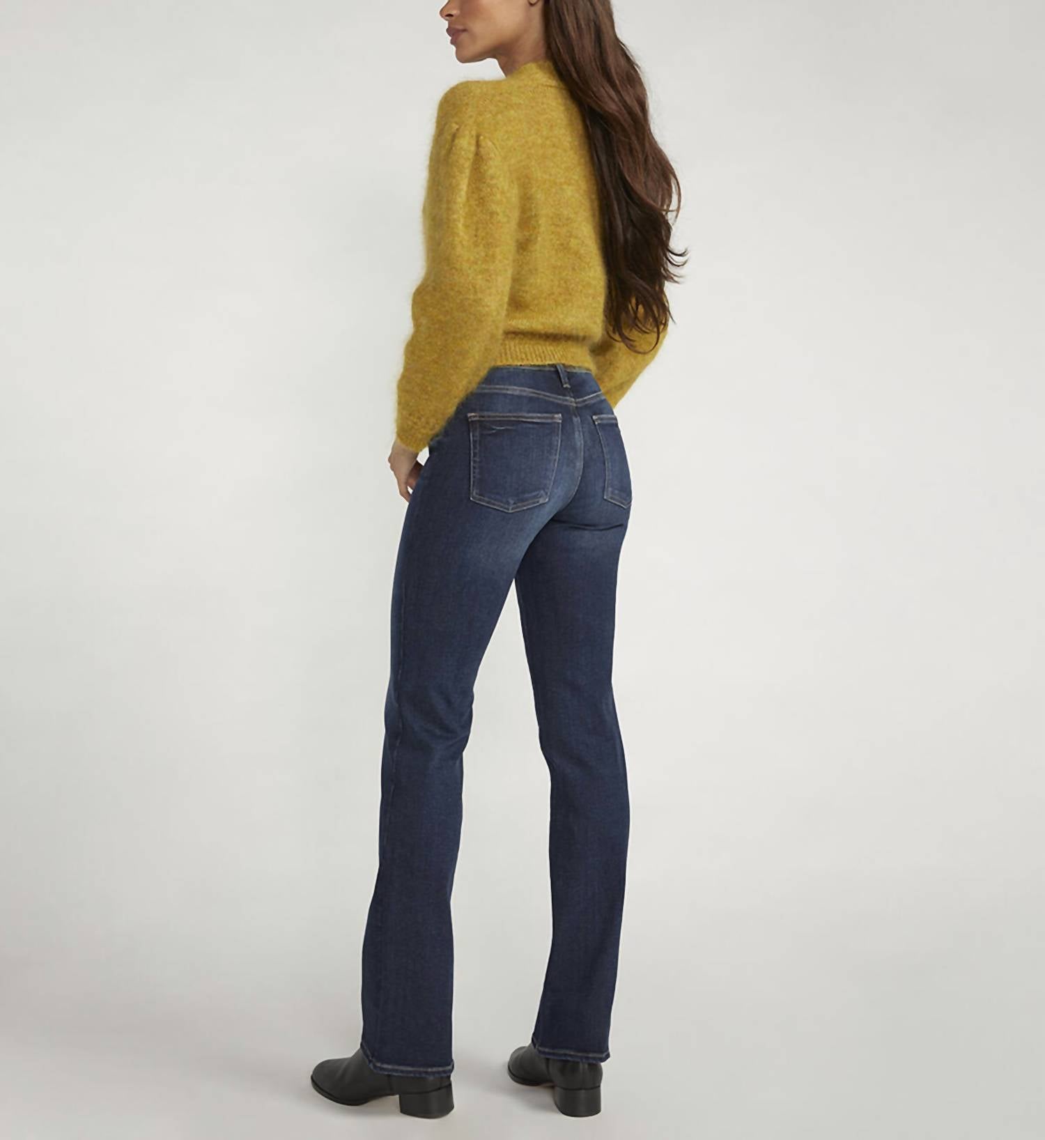 Silver Jeans Co - Infinite Fit Mid Rise Bootcut Jeans - blue - boot - cut - clothing