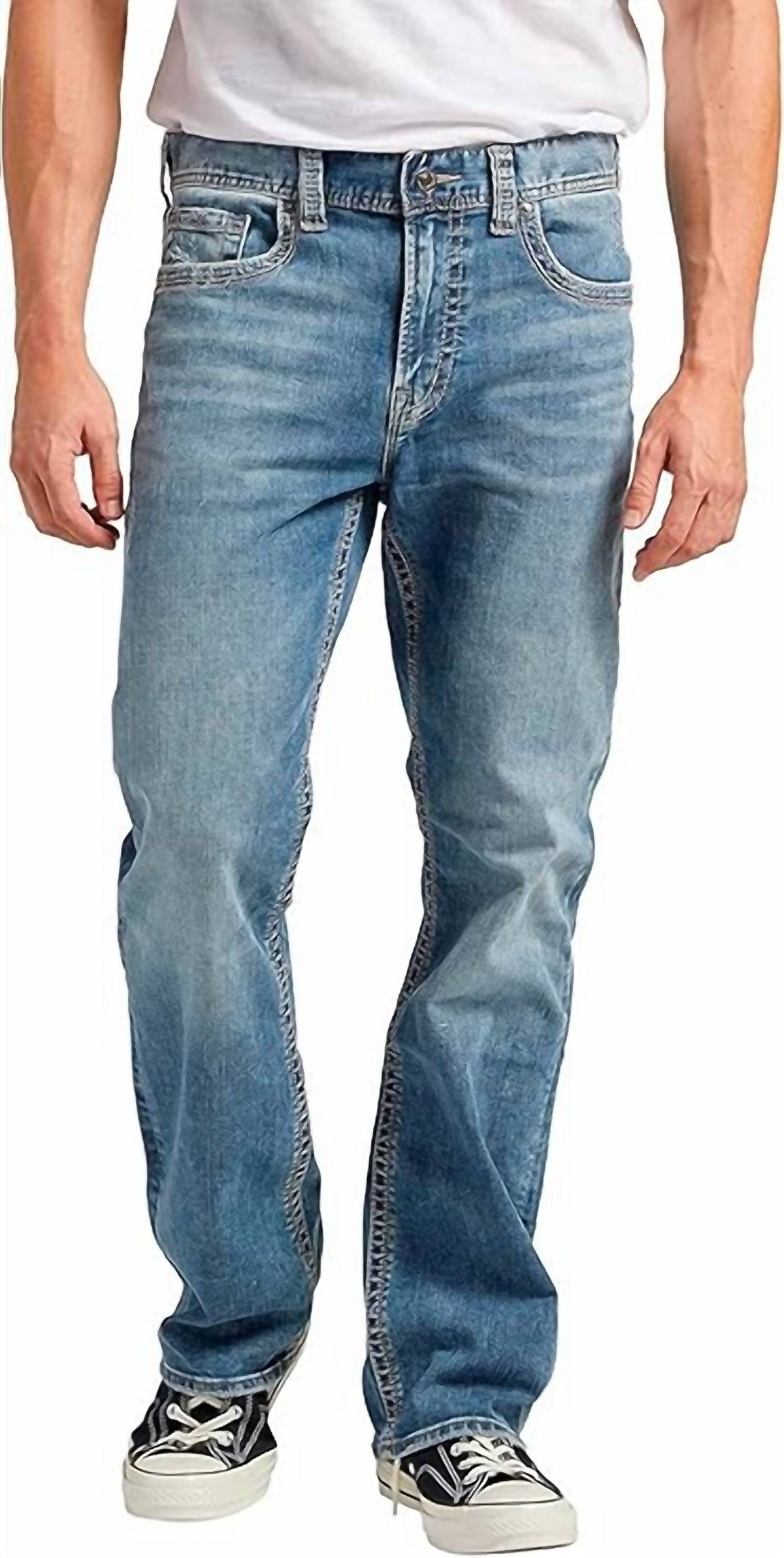 Silver Jeans Co - Men's Craig Easy Fit Bootcut Jeans