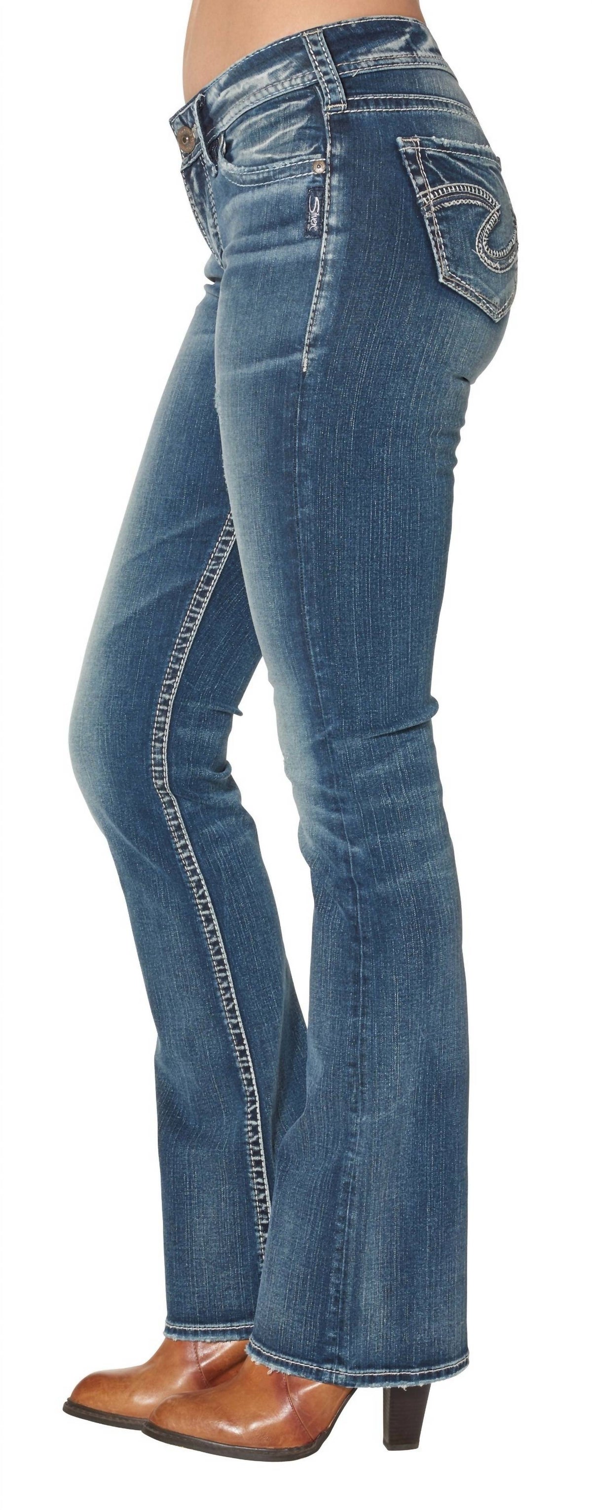 Silver Jeans Co - Women's Tuesday Mid Boot Jeans