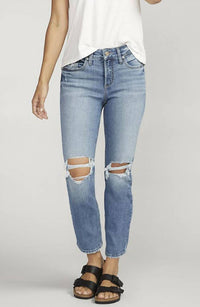 Silver Jeans Co - Women's Suki Curvy Fit Mid Jean