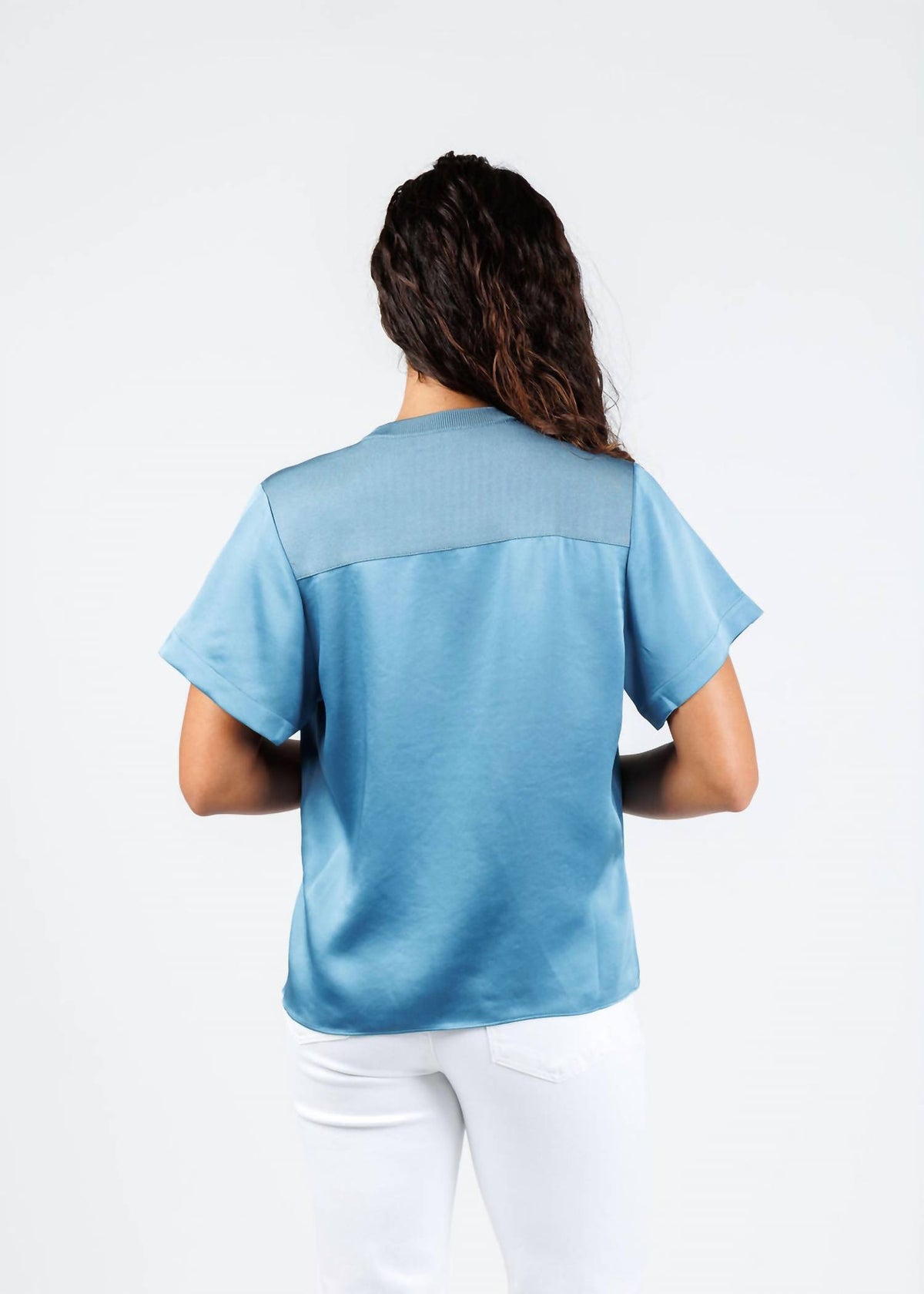 Simkhai - Addy Short Sleeve Knit Back T Shirt