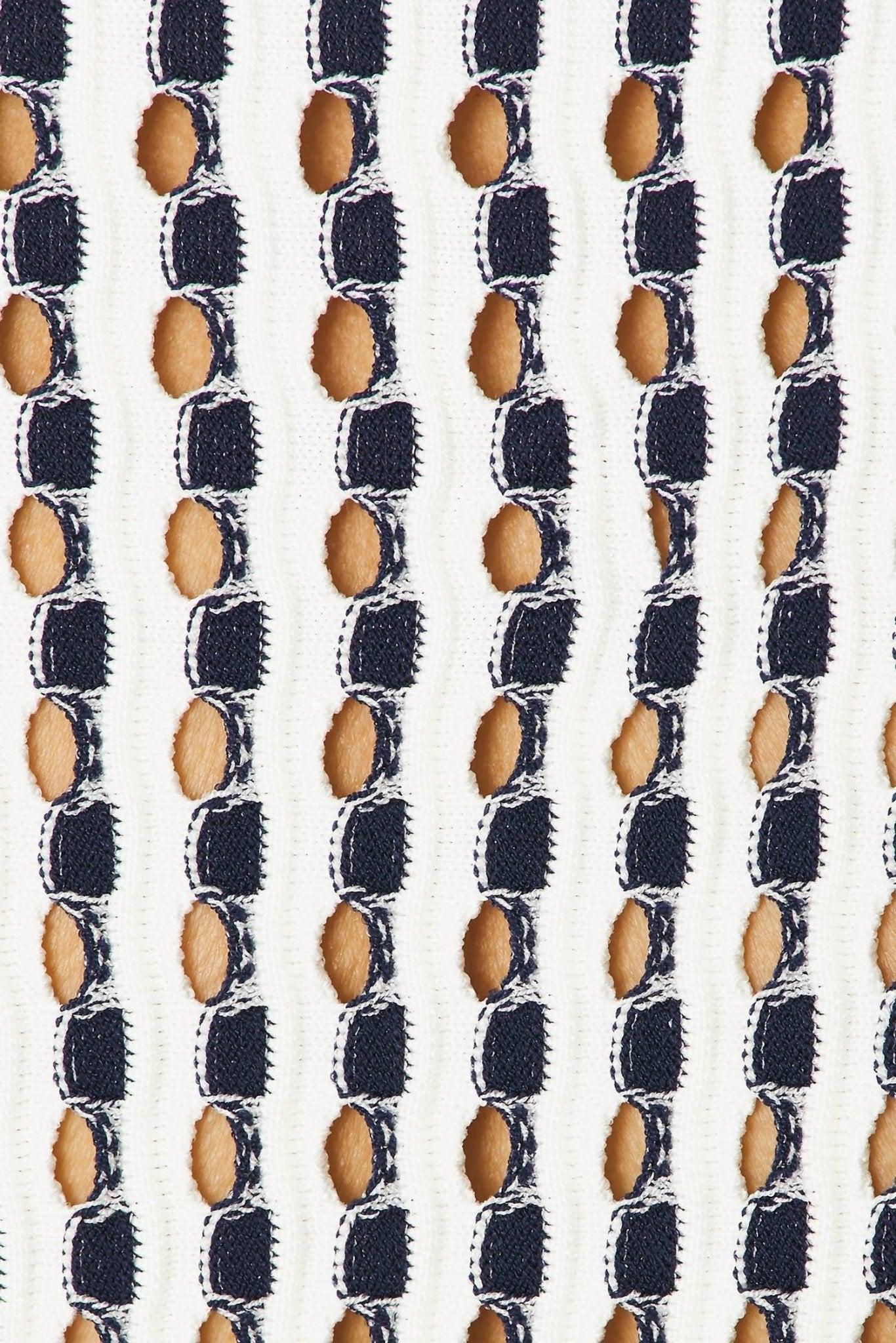 Simkhai - Adley Knit Cropped Polo - blouses - blue - clothing