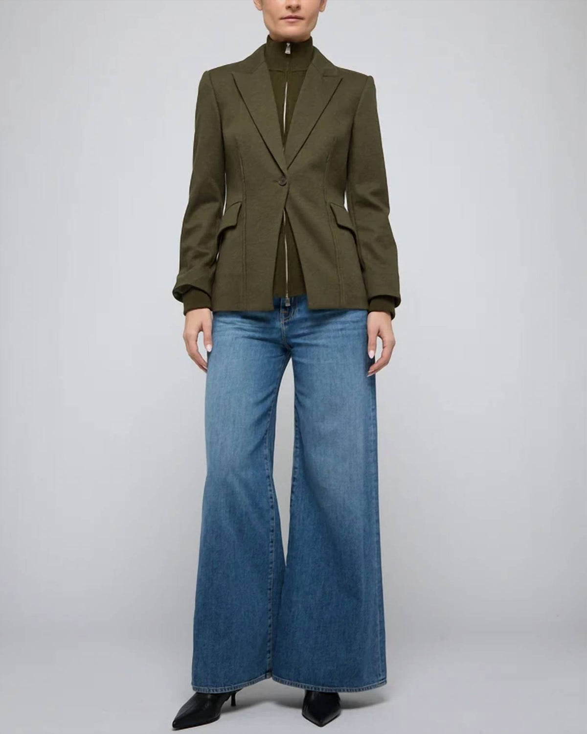 Simkhai - Auden Knit Combo Blazer