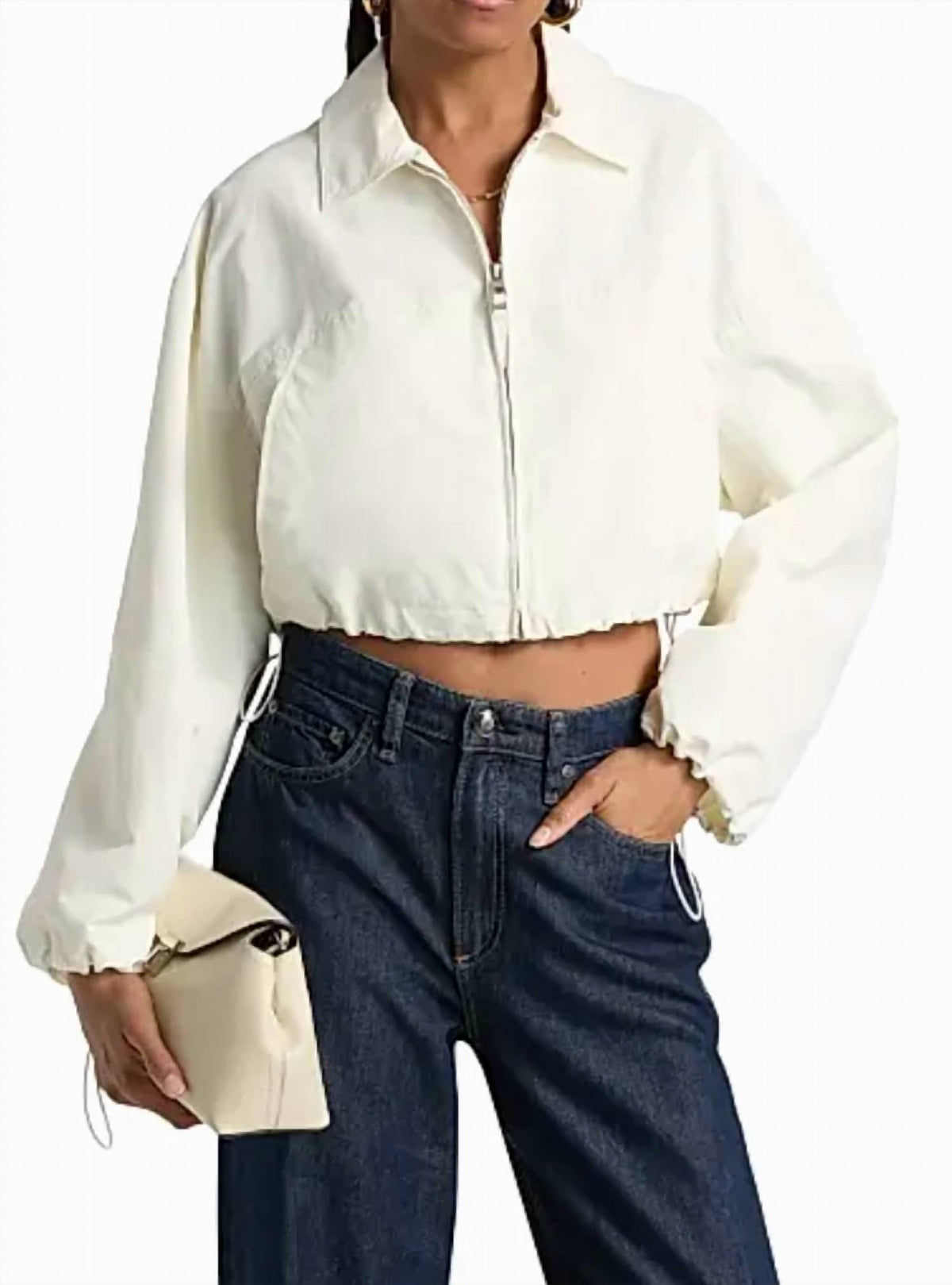 Simkhai - Colsen Drawcord Crop Jacket