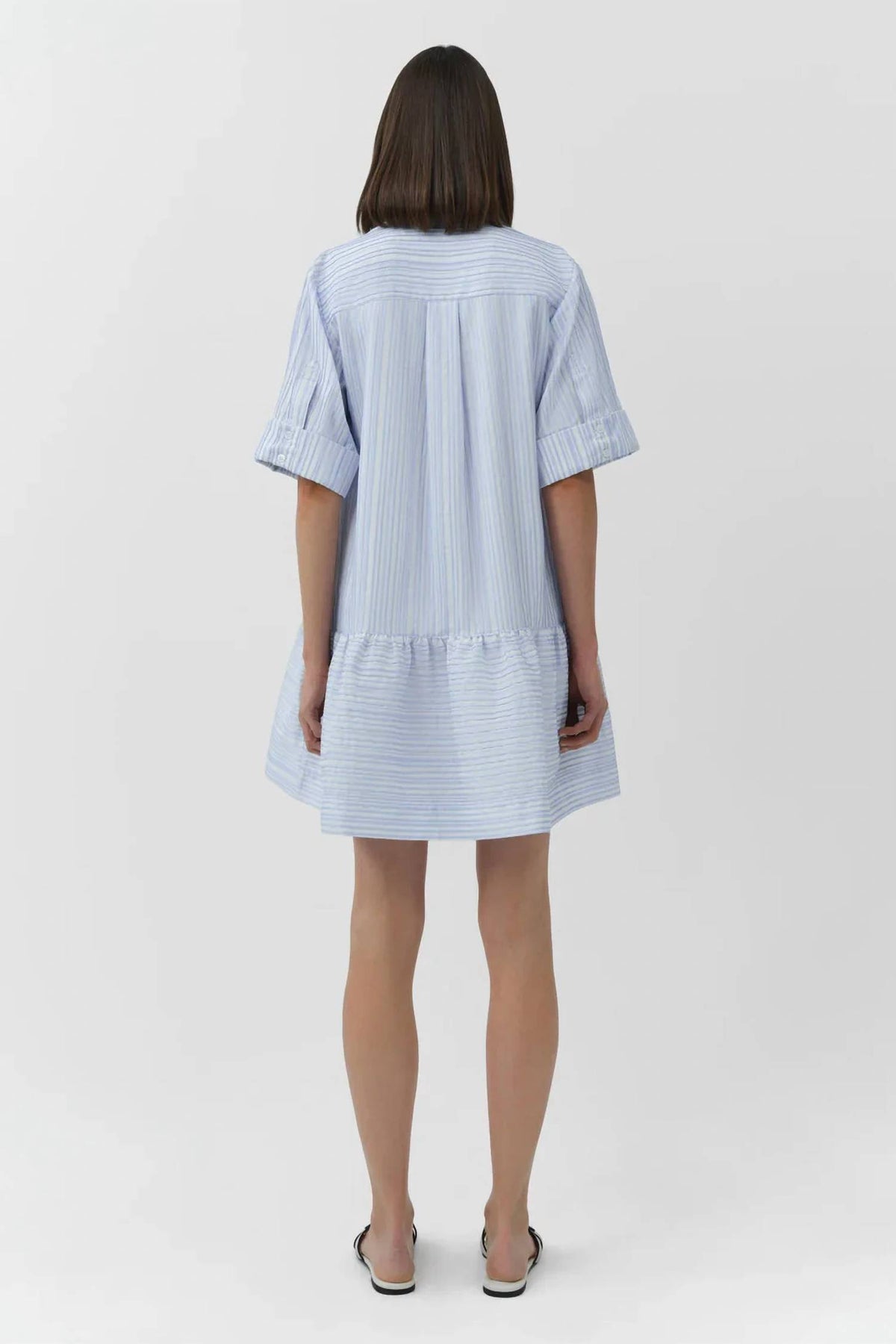 Simkhai - Cris Short Sleeve Shirt Dress