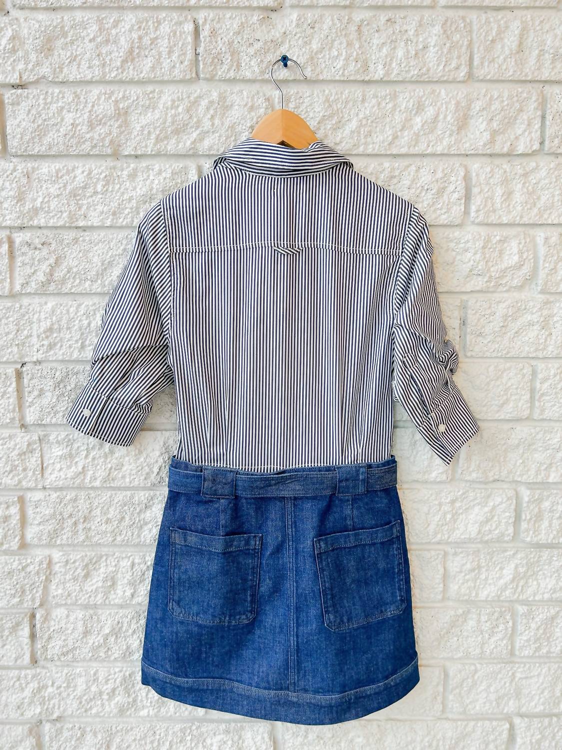 Simkhai - Harlowe Denim Mini Dress - blue - clothing - cotton - blend