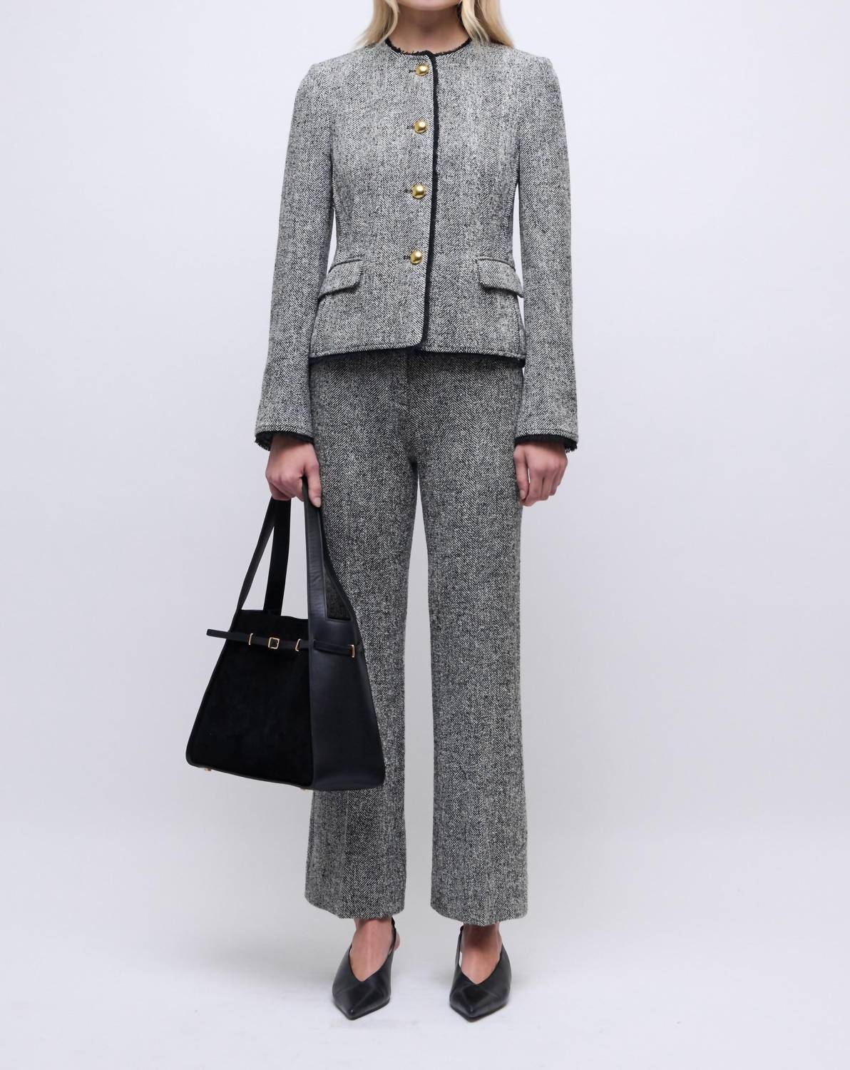 Simkhai - Ivie Herringbone Blazer