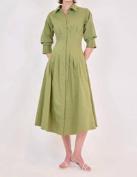 Simkhai - Jazz Pintuck Midi Dress