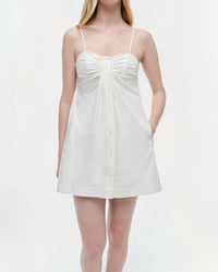 Simkhai - Kendall Twisted Button Front Dress - clothing - collection:Graddresses(Auto) - cotton - blend
