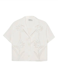Simkhai - Louisa Embroidered Camp Shirt