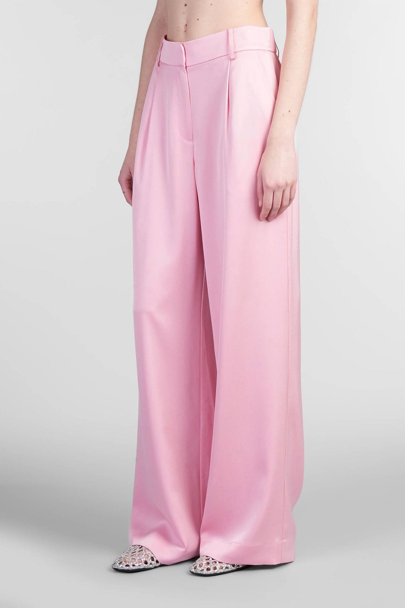 Simkhai - Malcolm Wide Leg Pants - acrylic - clothing - pants