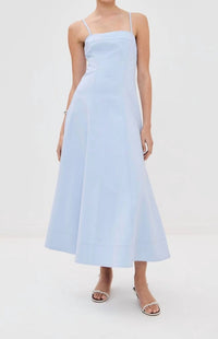 Simkhai - Marisol Sleeveless Midi Dress - blue - clothing - dresses