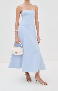 Simkhai - Marisol Sleeveless Midi Dress - blue - clothing - dresses