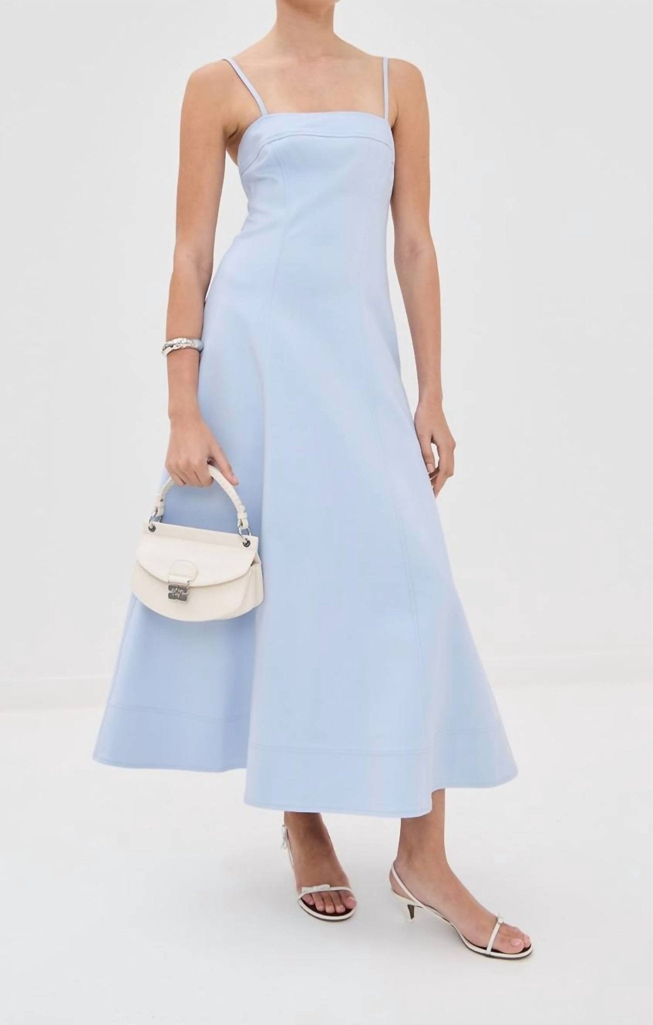 Simkhai - Marisol Sleeveless Midi Dress - blue - clothing - dresses