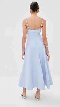 Simkhai - Marisol Sleeveless Midi Dress - blue - clothing - dresses
