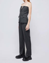 Simkhai - Pinstripe Billie Top