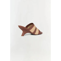 Simkhai - Women's Shadow Mule Raffia Sandal