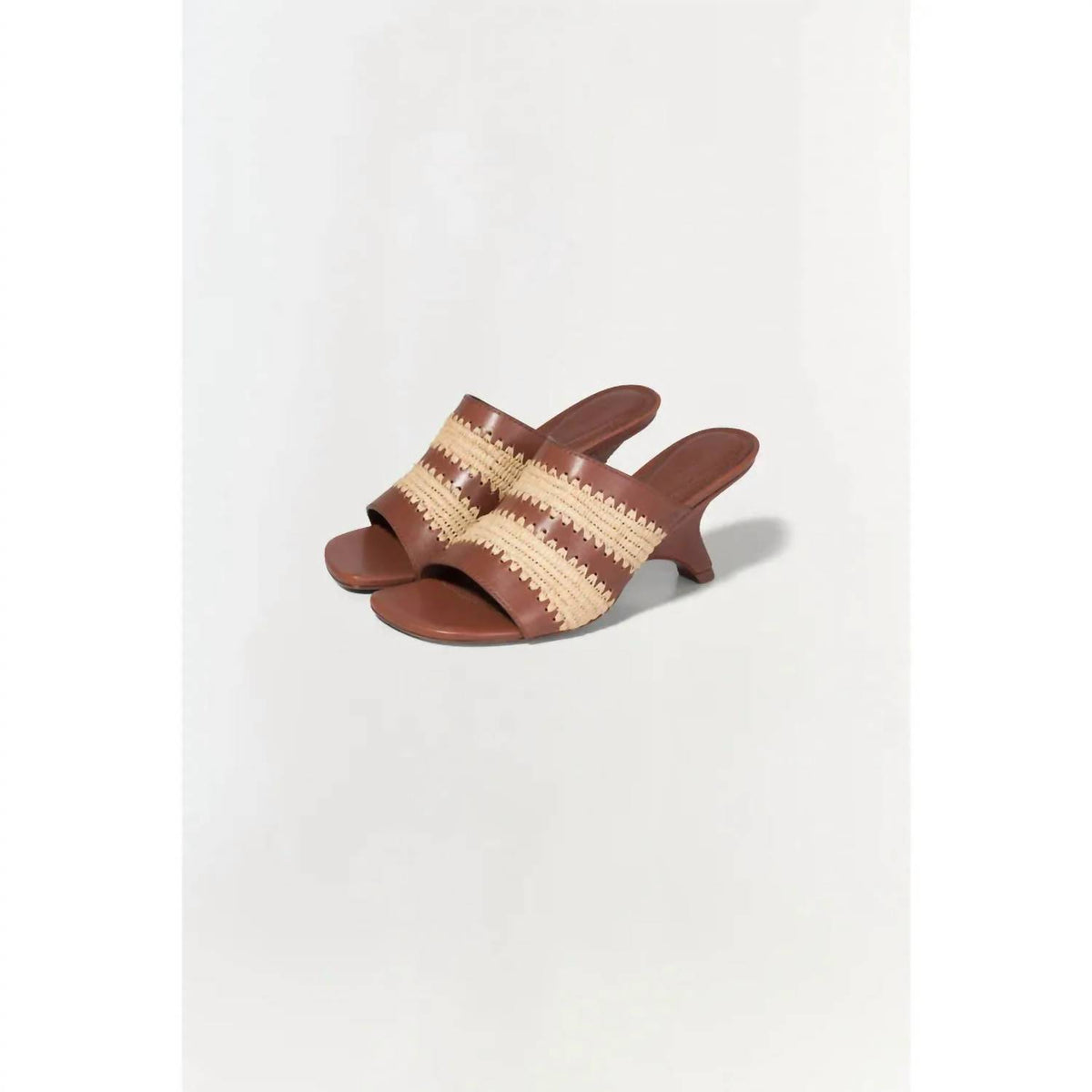 Simkhai - Women's Shadow Mule Raffia Sandal