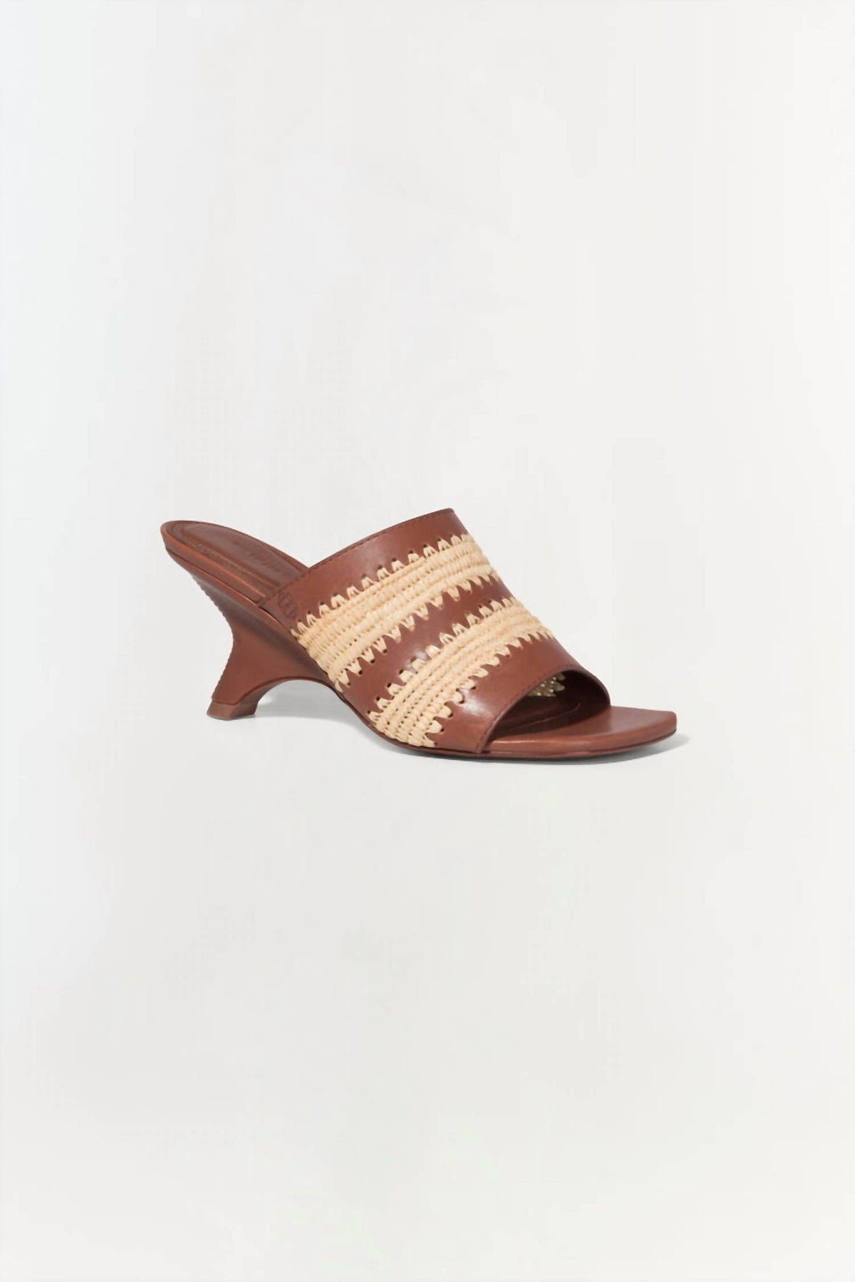 Simkhai - Women's Shadow Mule Raffia Sandal