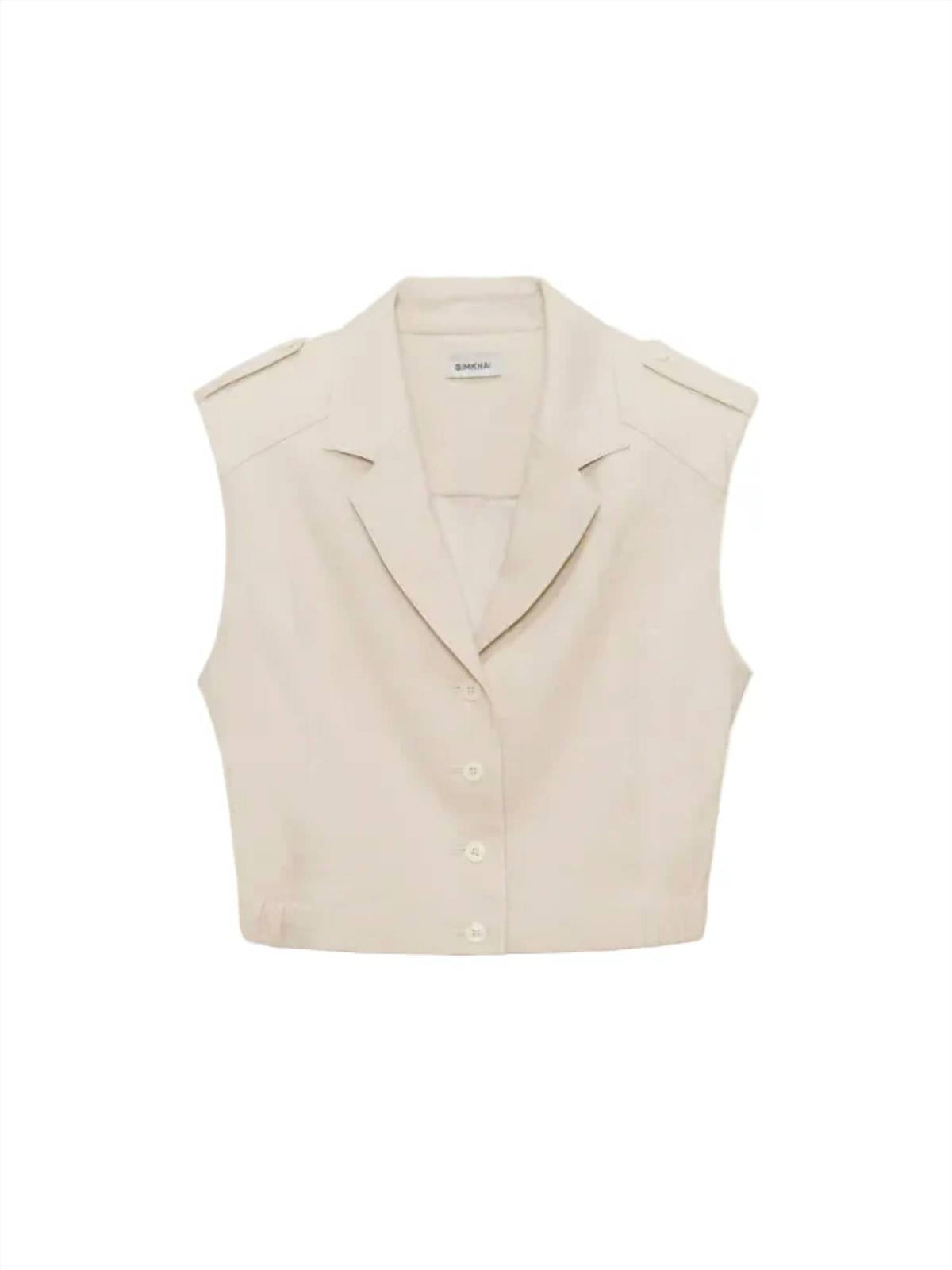 Simkhai - York Cropped Linen Vest