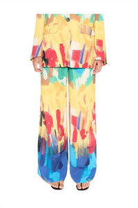 Simon Miller - Bloo Crepe High Waist Pant - clothing - pants - polyester