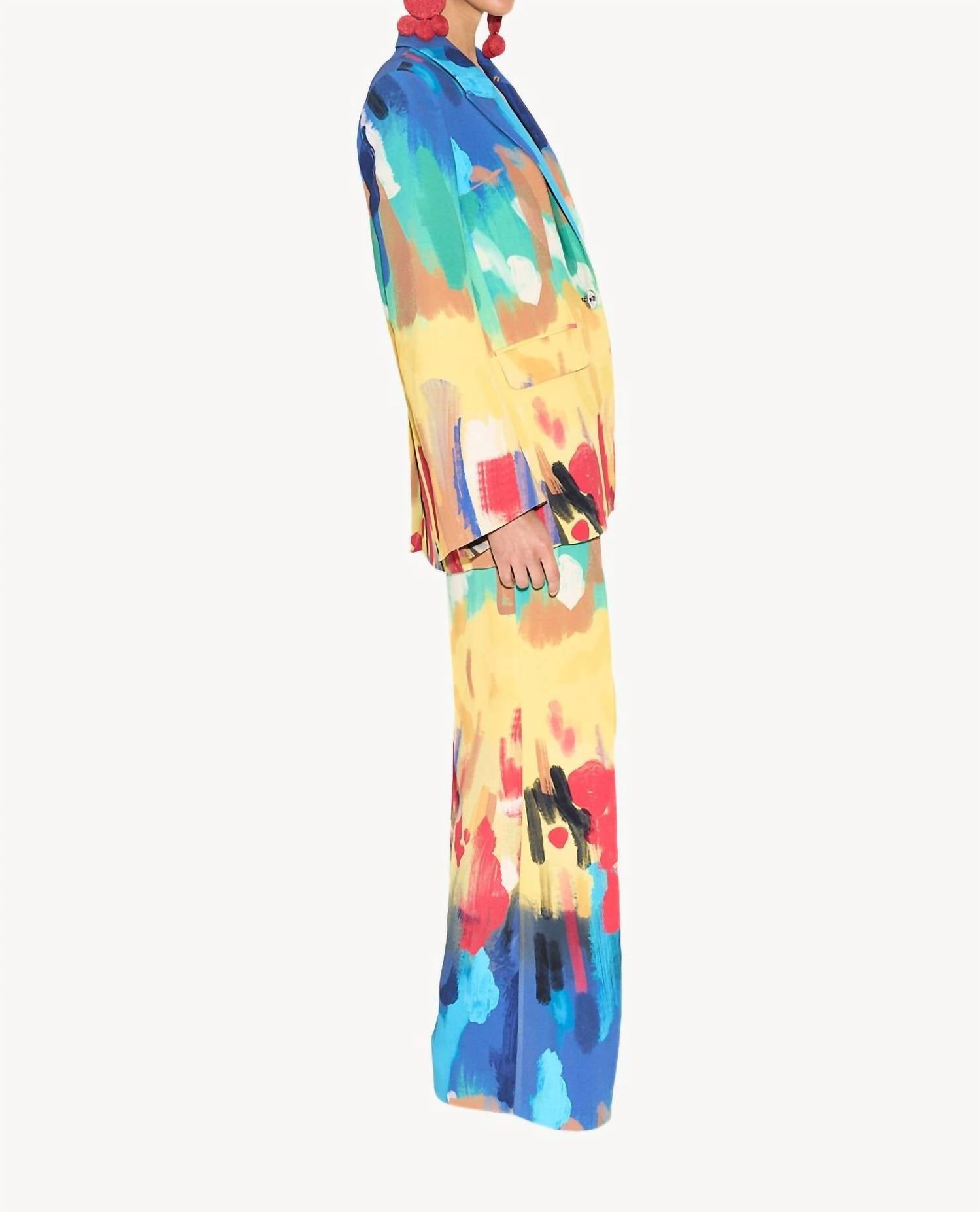 Simon Miller - Bloo Crepe High Waist Pant - clothing - pants - polyester