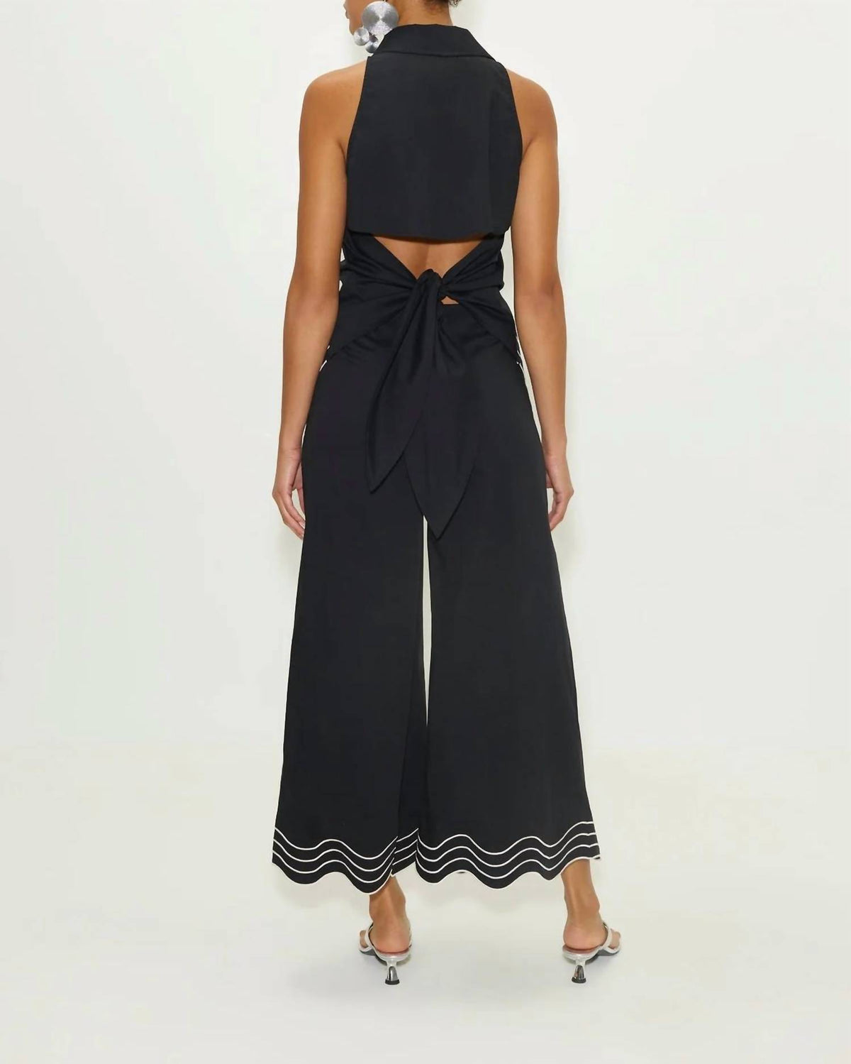 Simon Miller - Wavy Sleeveless Loch Button Up