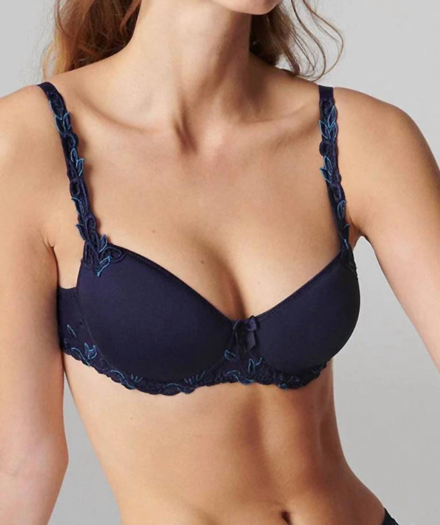 Simone Perele - Andora 3d Plunge Bra - blue - bras - clothing