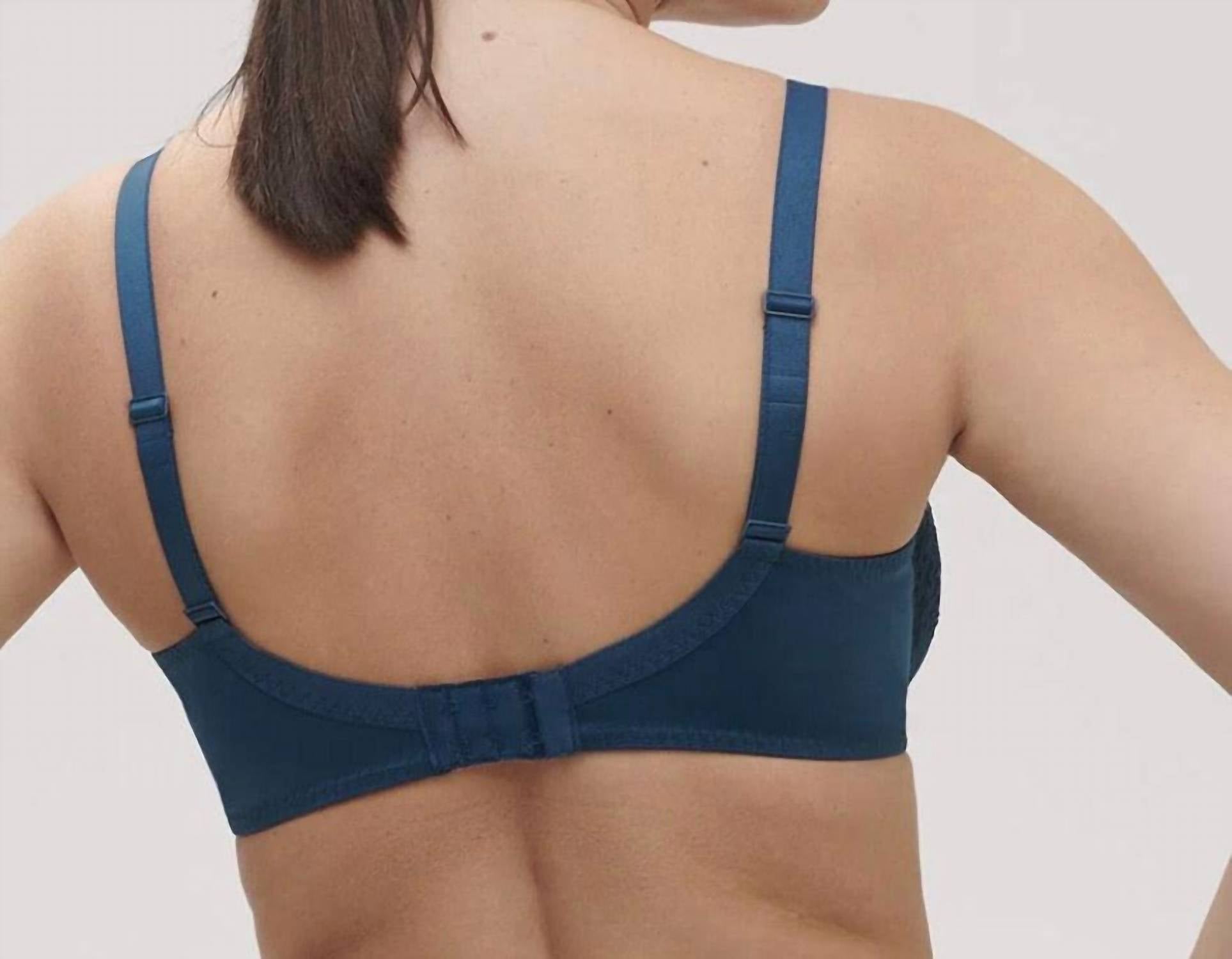 Simone Perele - Delice Full Coverage Plunge Bra - blue - bras - clothing