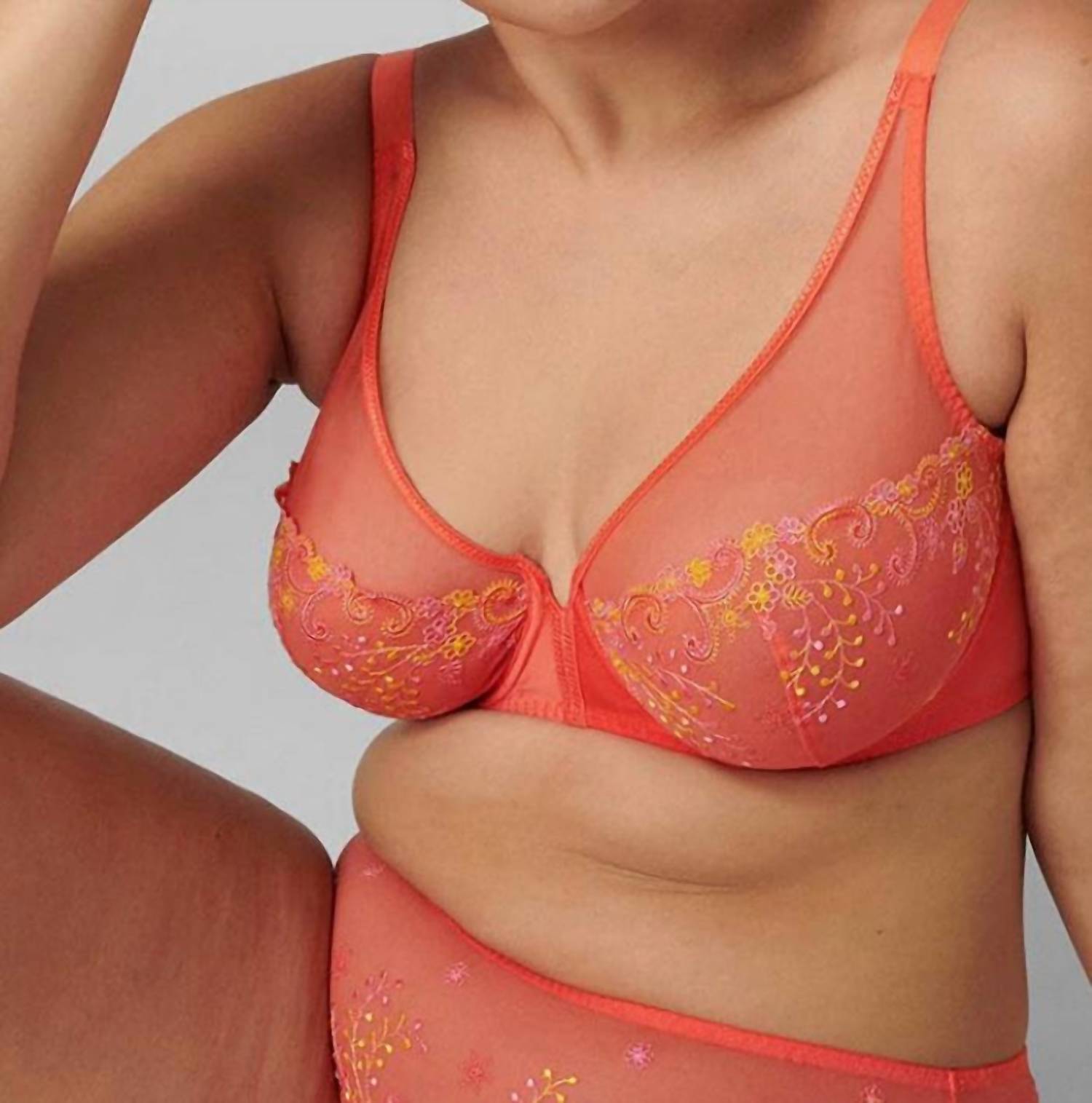 Simone Perele - Delice Full Coverage Plunge Bra - bras - clothing - intimates