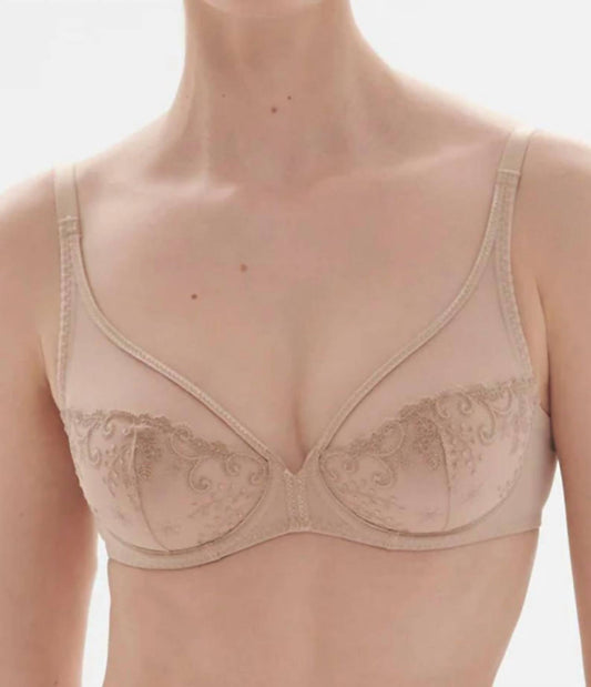 Simone Perele - Delice Full Coverage Plunge Bra - beige - bras - clothing
