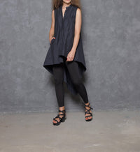 Simply Mila - Sleeveless Asymmetrical Tunic