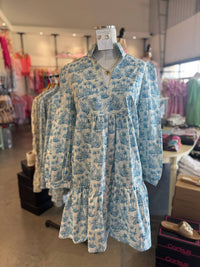 Sincerely Ours - Claire Midi Dress - blue - clothing - dresses