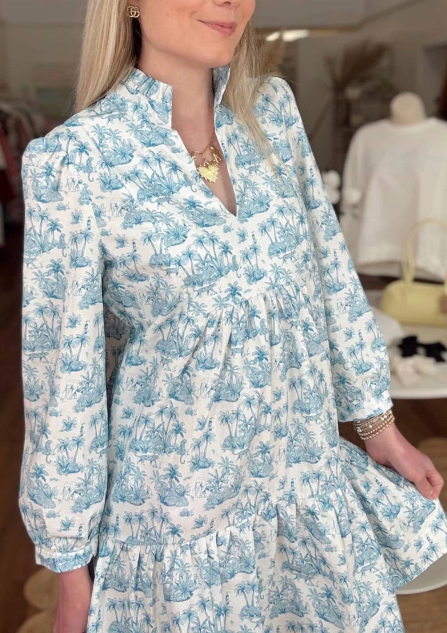 Sincerely Ours - Claire Midi Dress - blue - clothing - dresses