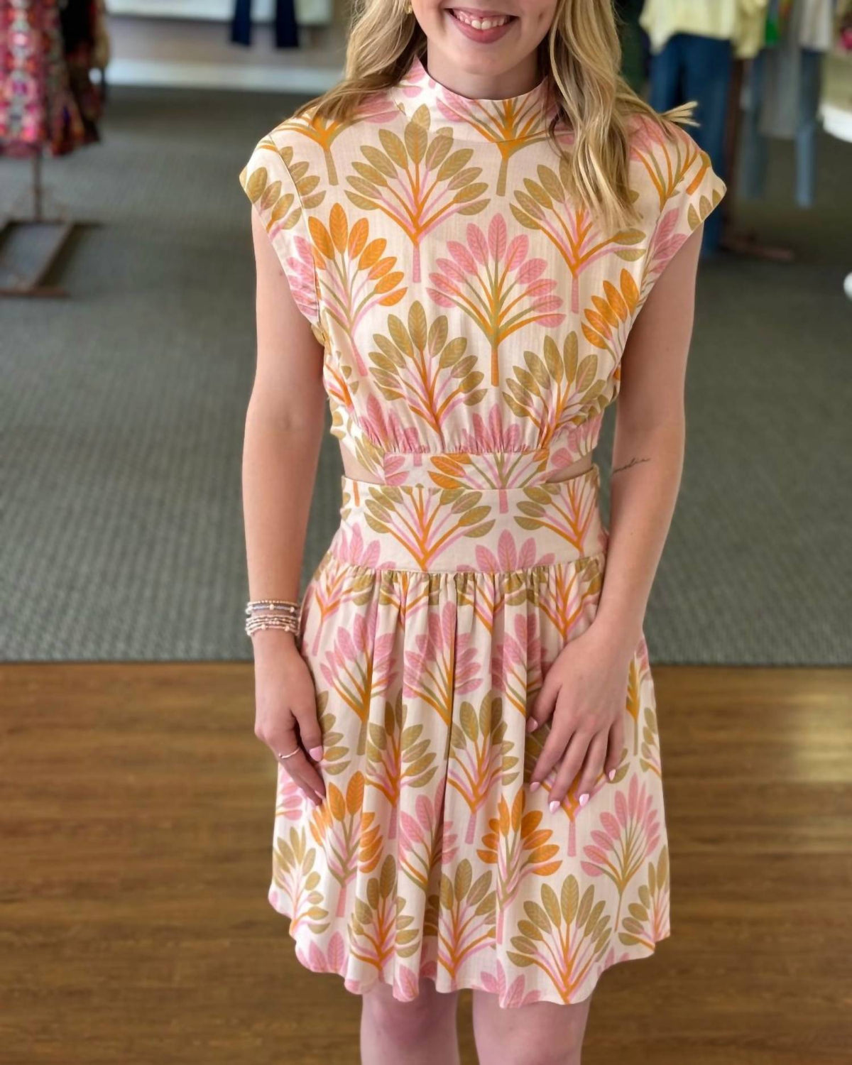 Sincerely Ours - Elise Spring Palms Dress