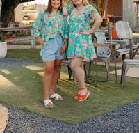 Sincerely Ours - Flamingo Jungle Top - animal - blouses - clothing