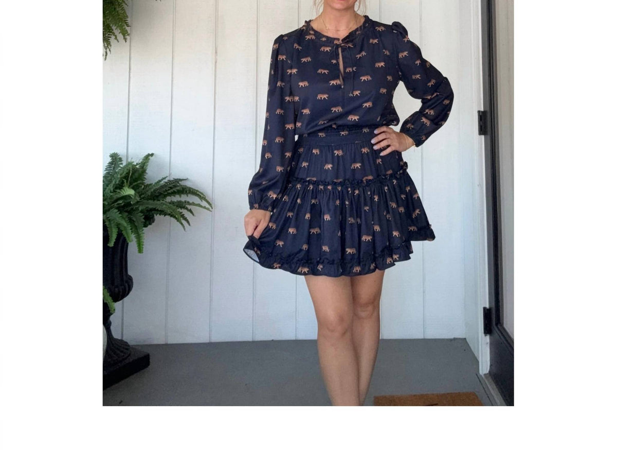 Sincerely Ours - Freda Mini Tiger Print Mini Dress