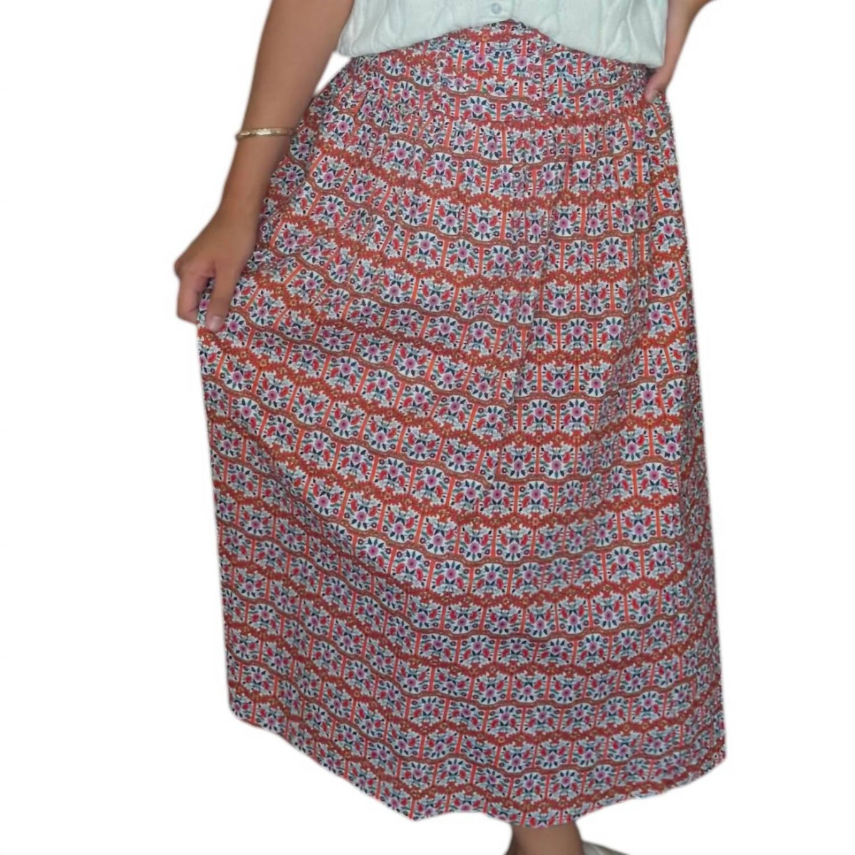 Sincerely Ours - Luna Boho Tile Skirt
