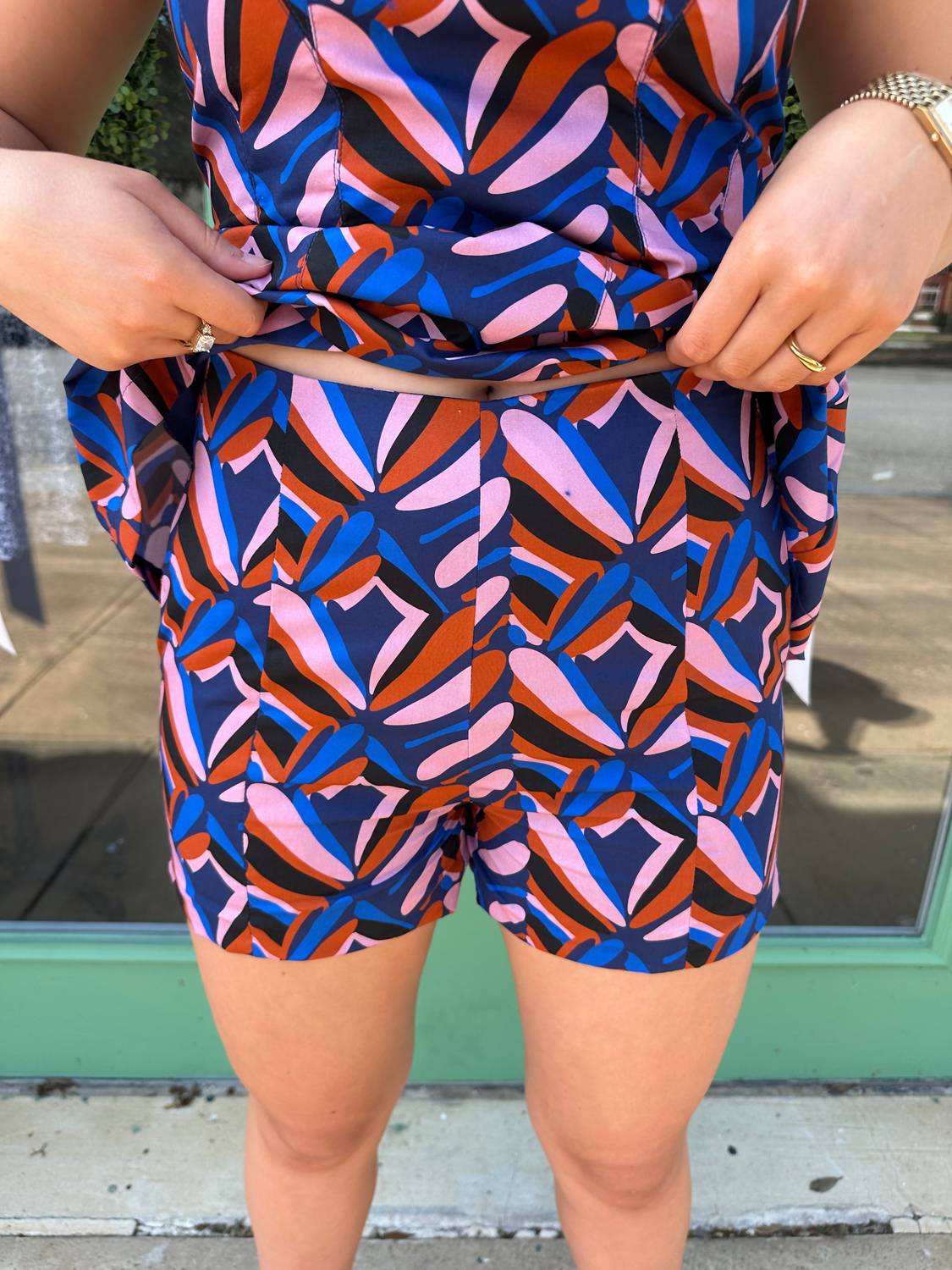 Sincerely Ours - Tabitha Tile Shorts