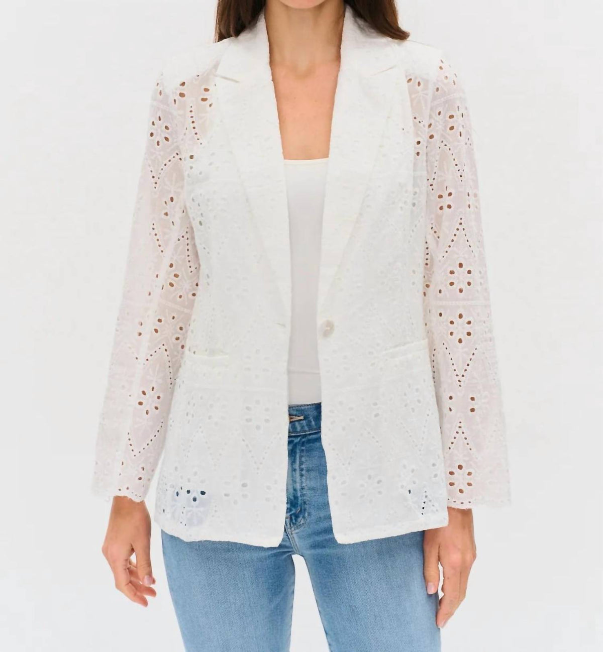Six/Fifty - Eyelet Blazer